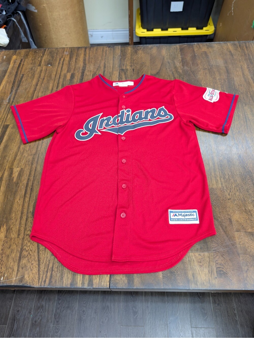 Francisco Lindor Cleveland Indians Baseball Jersey Size M